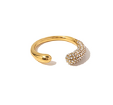 Open Zirkonia Ring - Gold