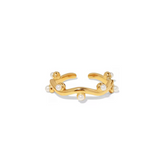 Open Perl Ring - Gold