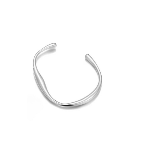 Aura Armreif Silber – zeitloser Armreif für Damen, dezent & elegant