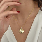 Herzstück Kette Gold – vergoldete Damen Halskette modern & elegant