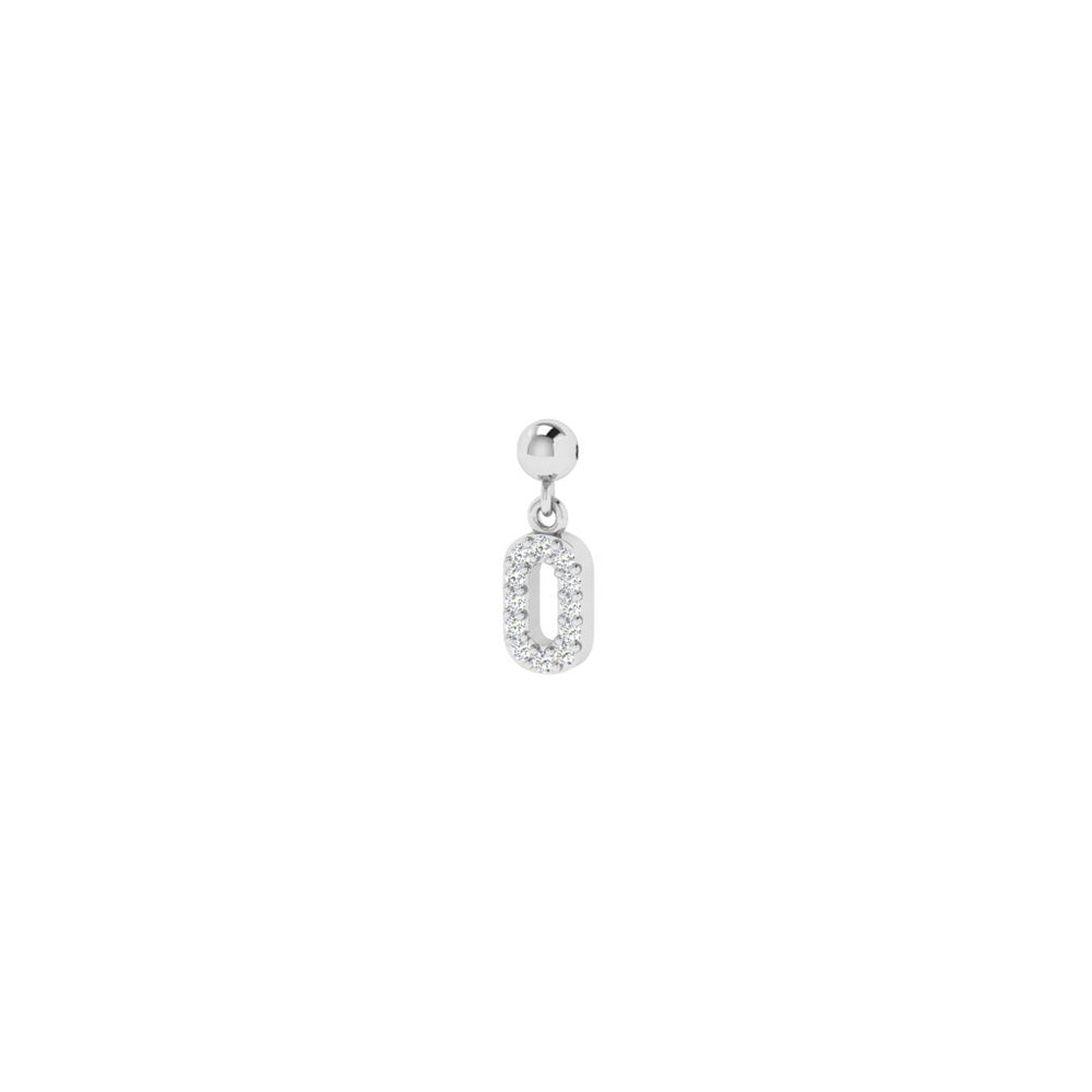 Charm Numbers - Silber