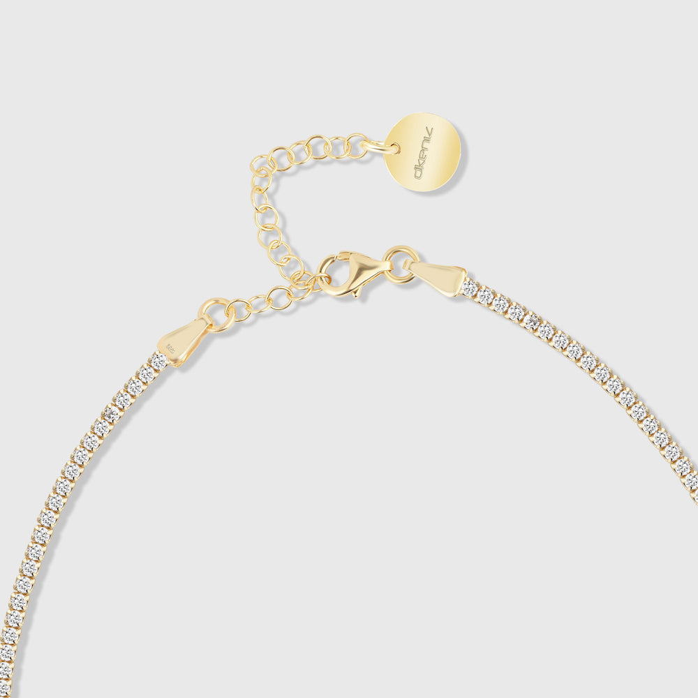 Tennis Armkette Mini - Gold