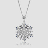 Snowflake Ice Halskette - Silber