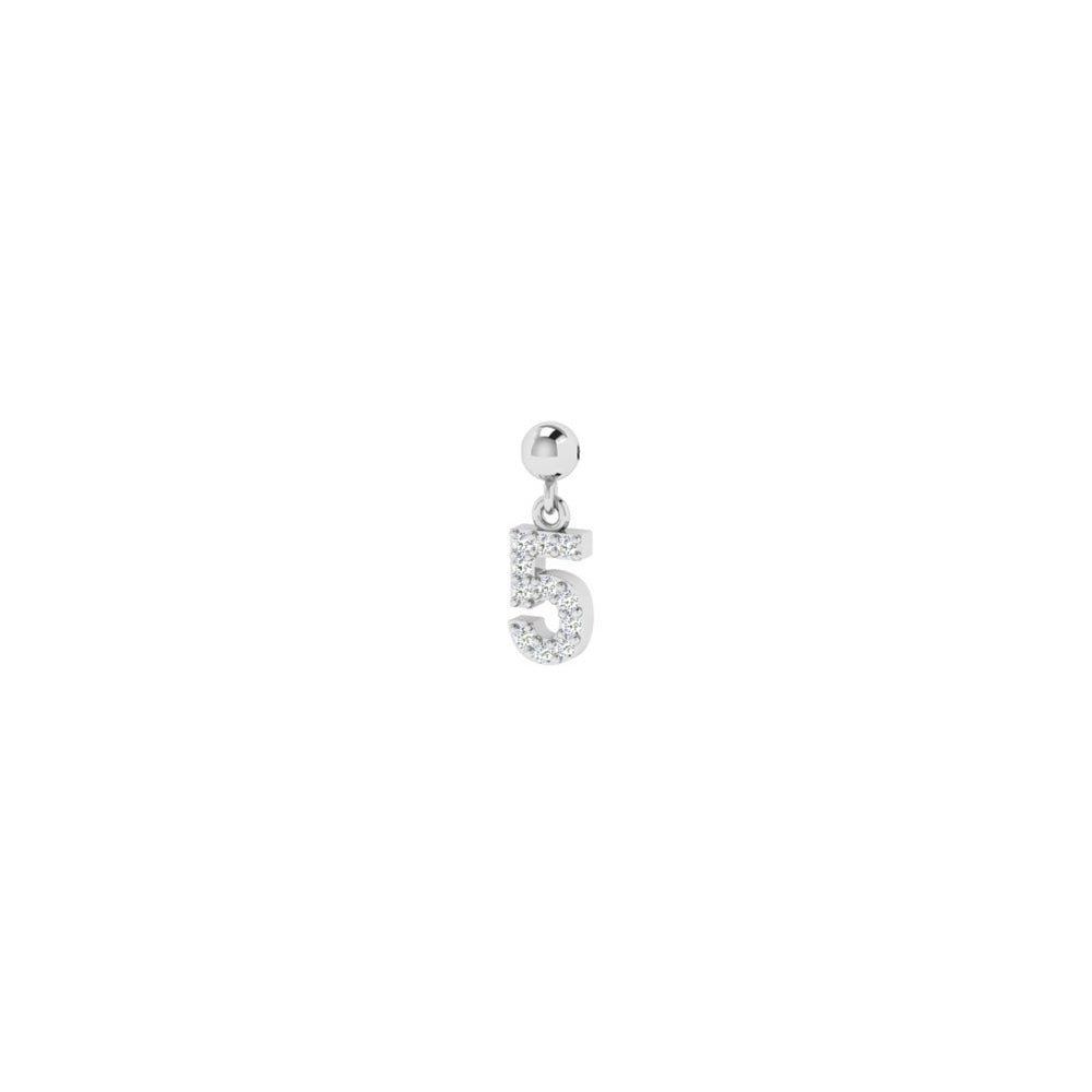Charm Numbers - Silber