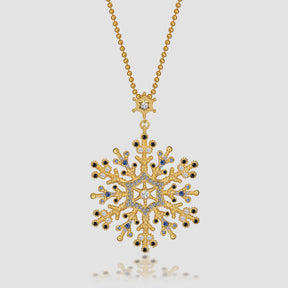 Snowflake Ice Halskette - Gold