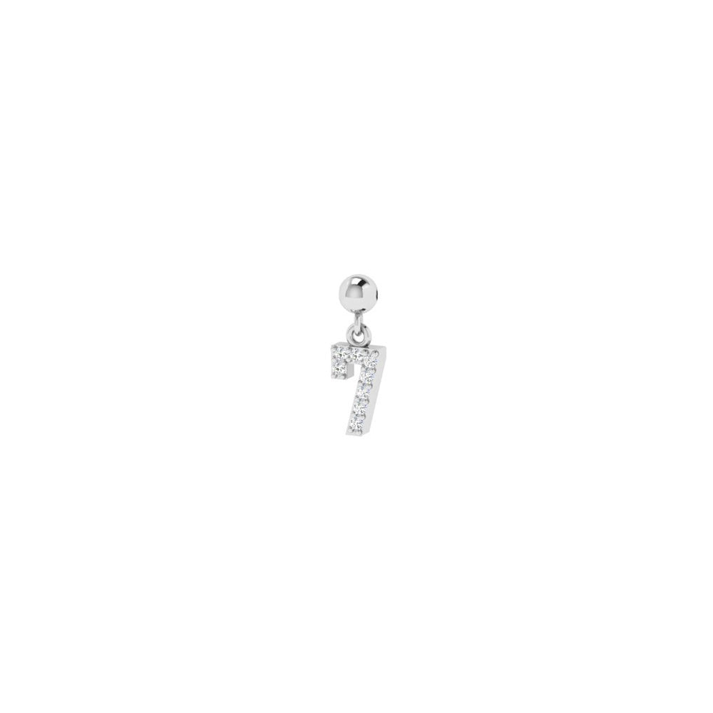 Charm Numbers - Silber