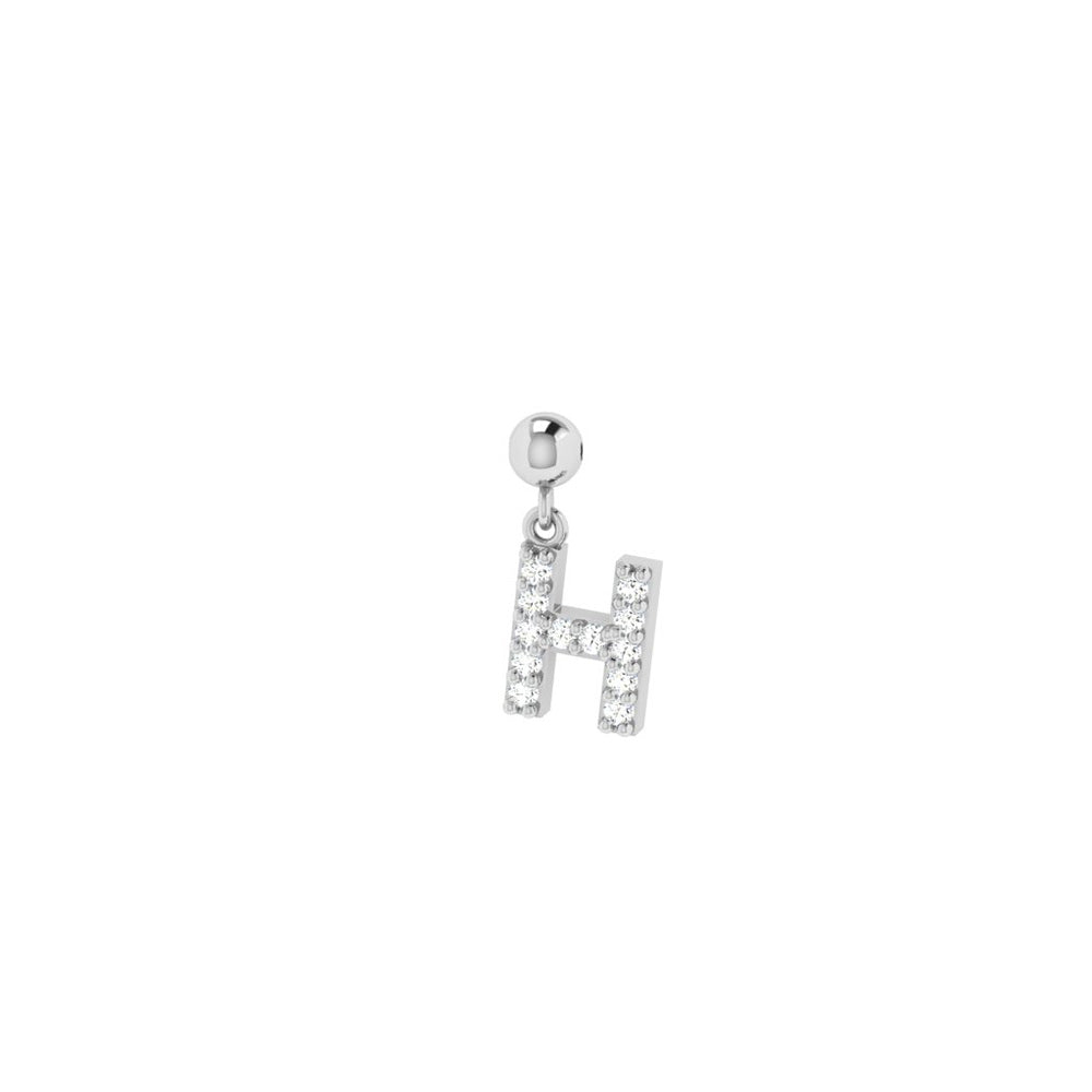 Charm Letter - Silber