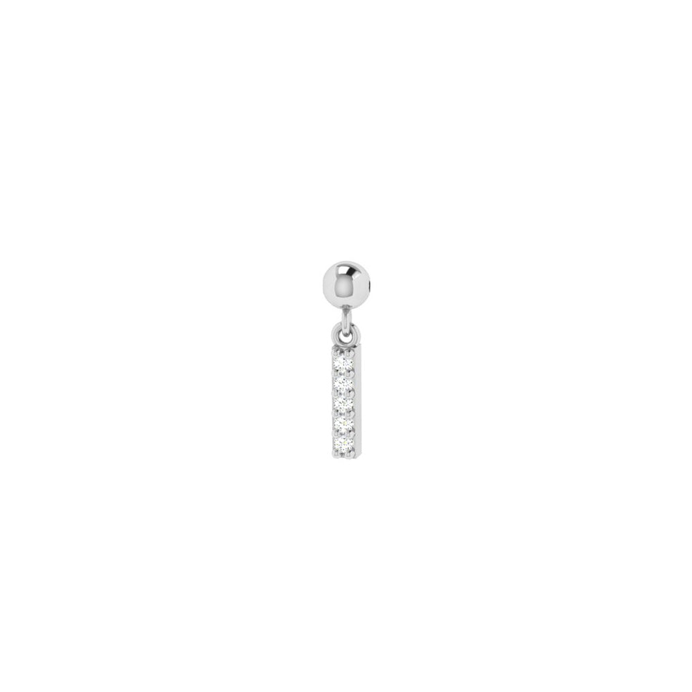 Charm Letter - Silber