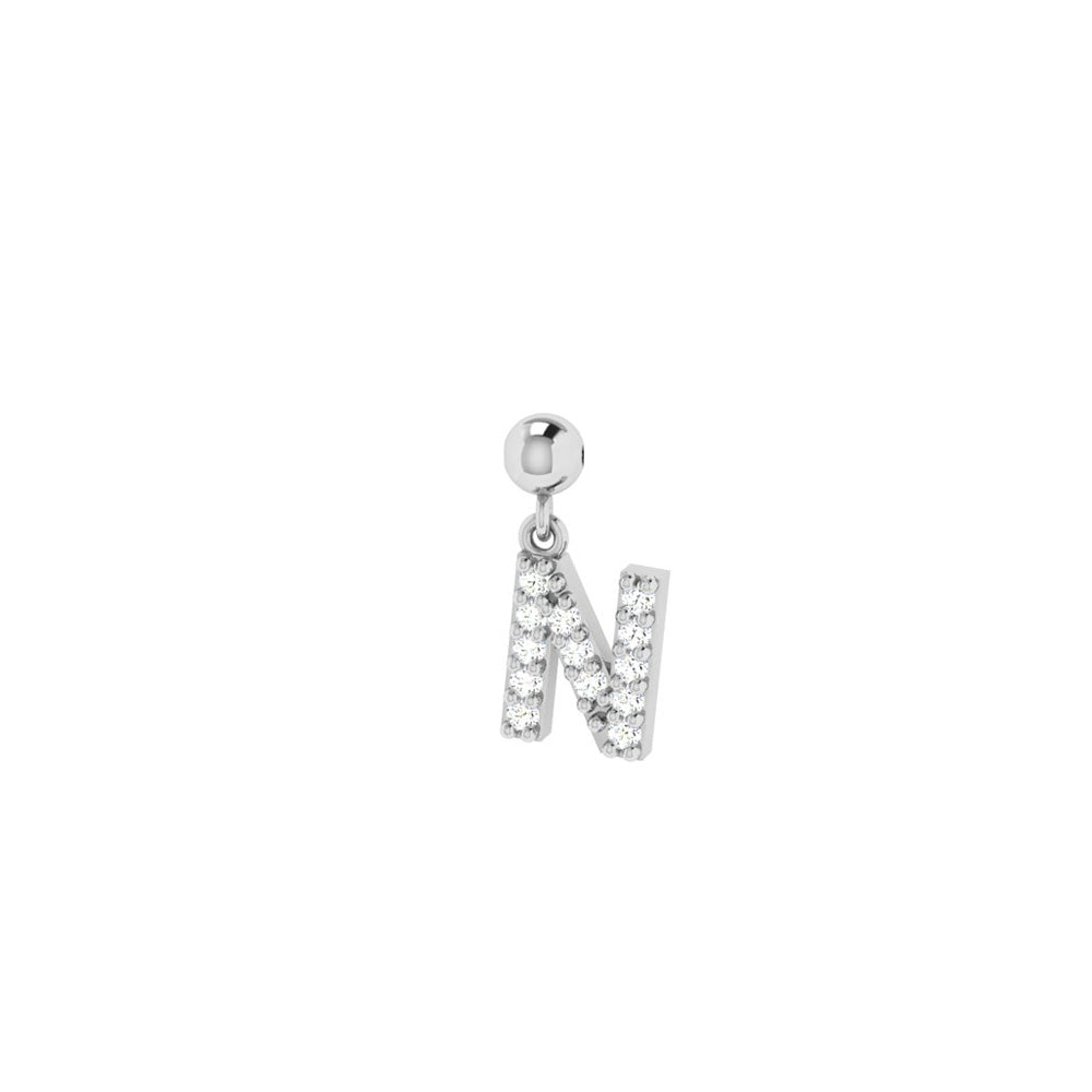Charm Letter - Silber