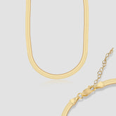 Sleek Halskette - Gold