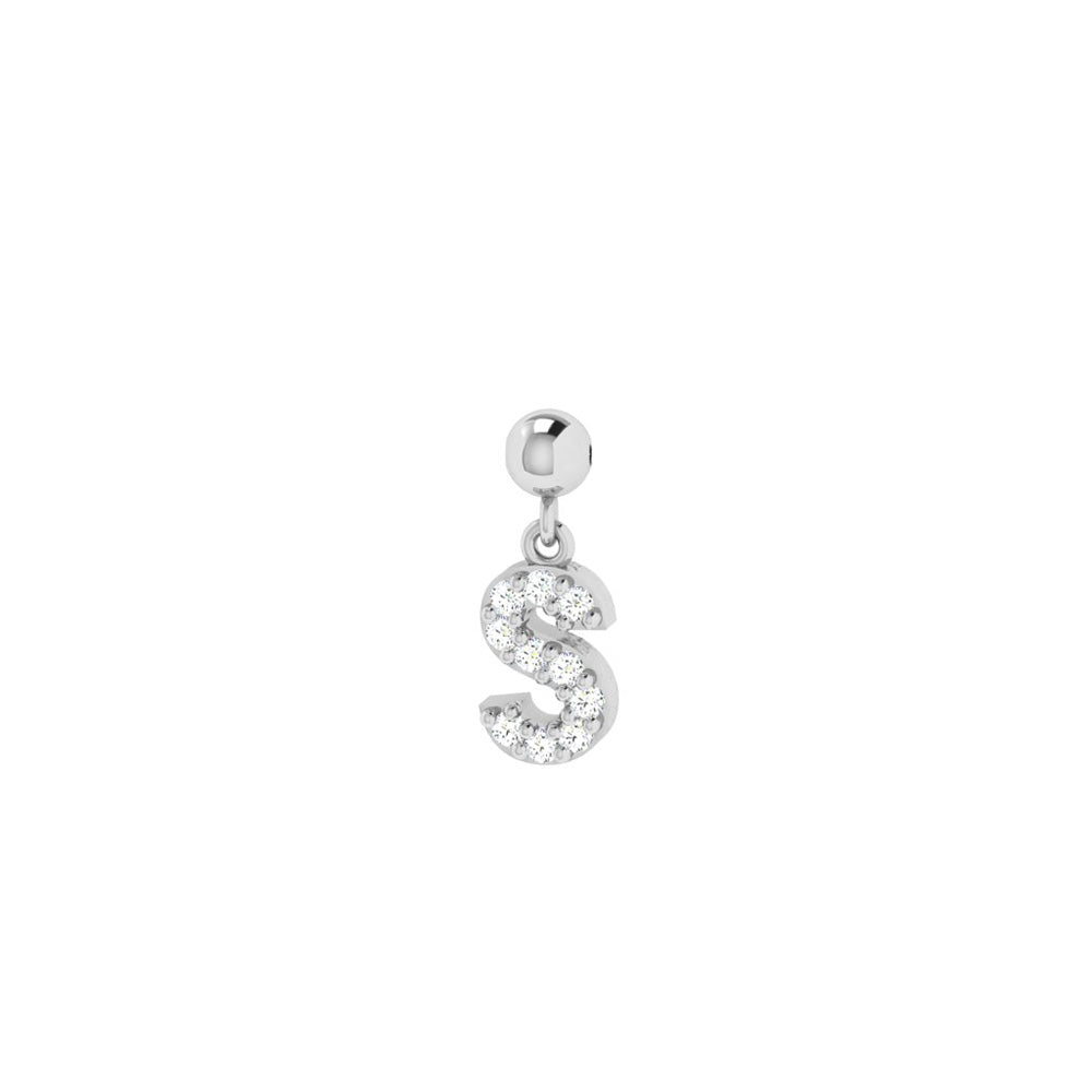 Charm Letter - Silber