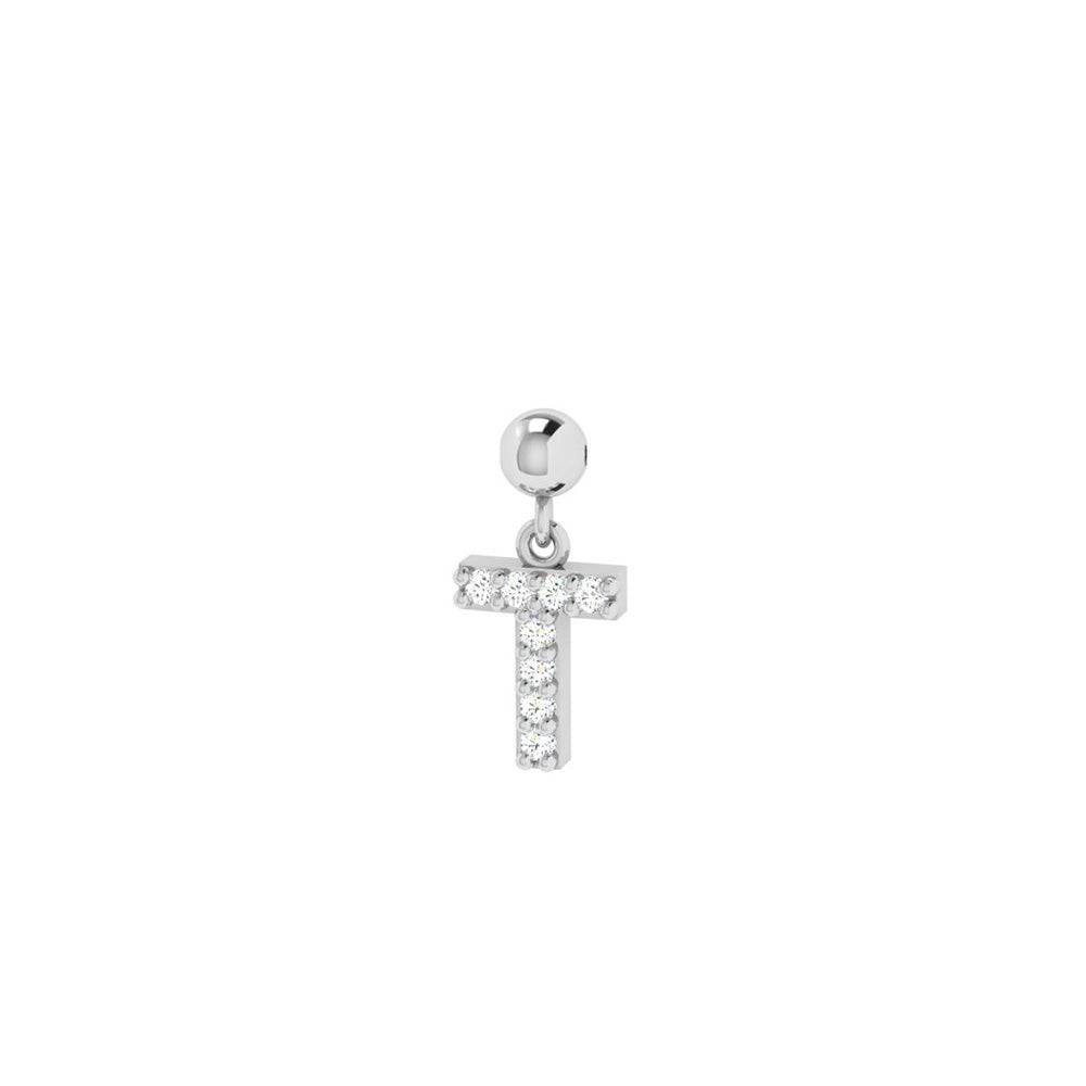 Charm Letter - Silber