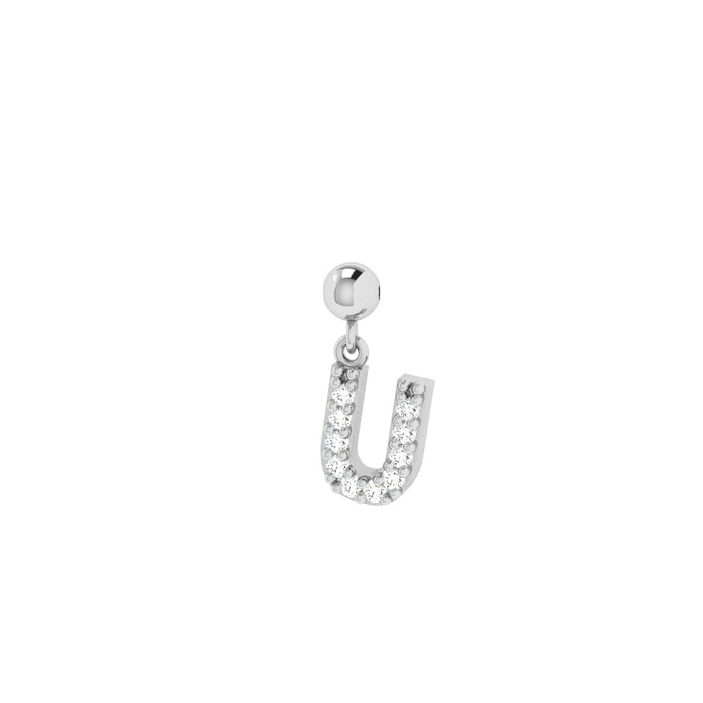 Charm Letter - Silber