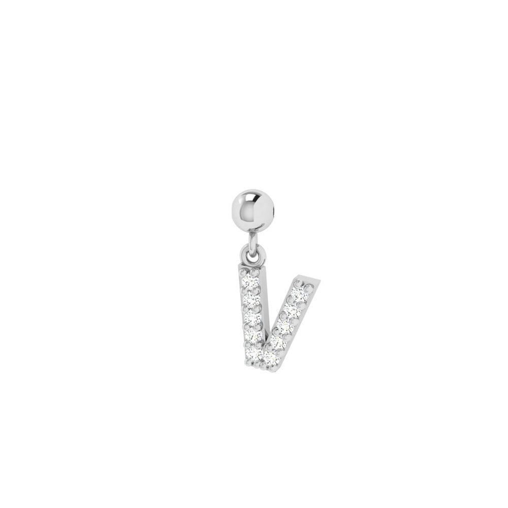 Charm Letter - Silber