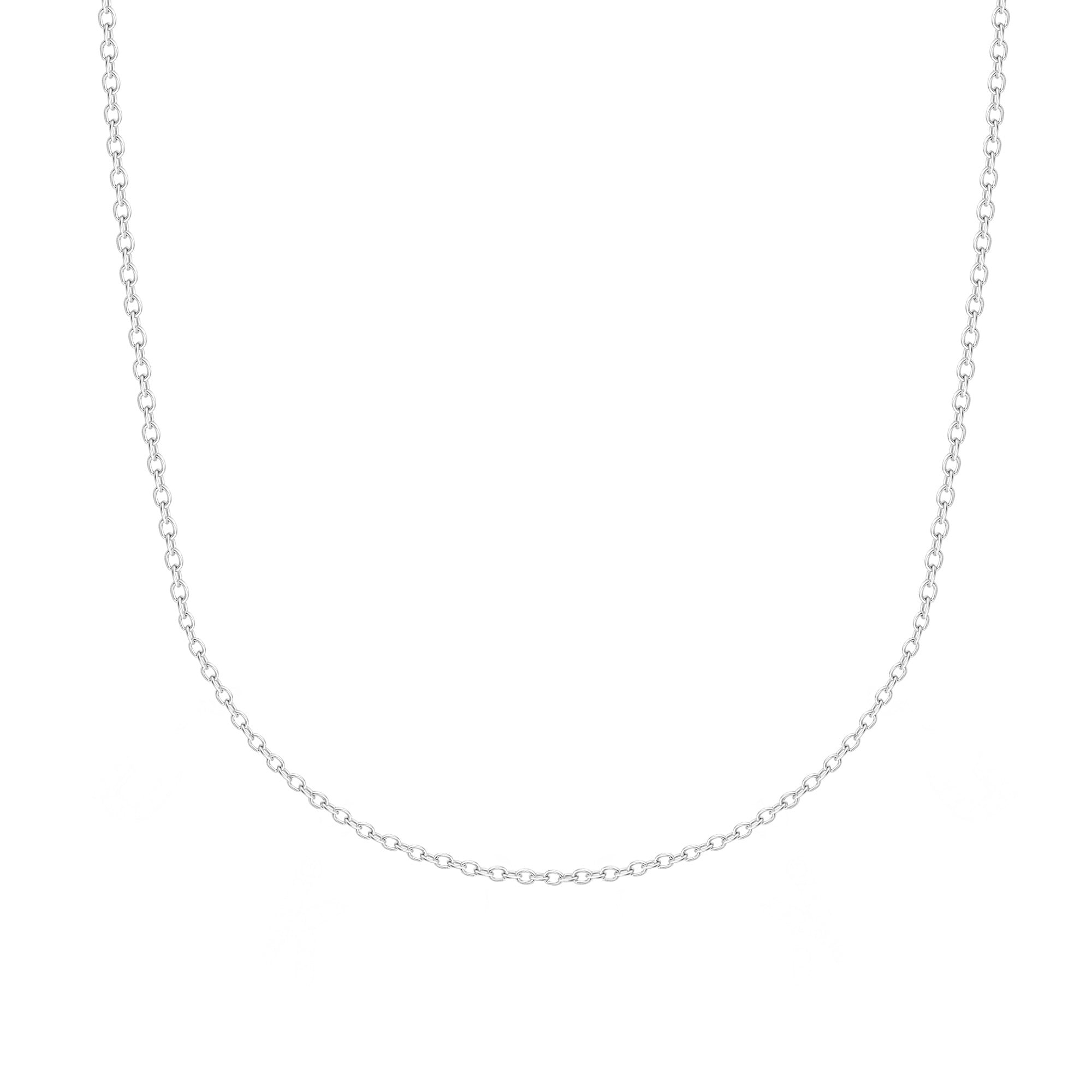 Filigrane Charm Single Halskette in Silber mit feiner Gliederkette von Dkeniz.